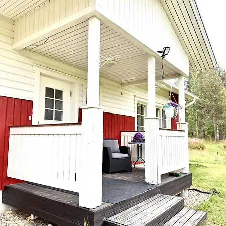 Polar Night Wooden House With Sauna