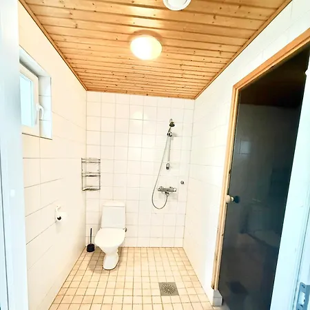 アパート Polar Night Wooden House With Sauna