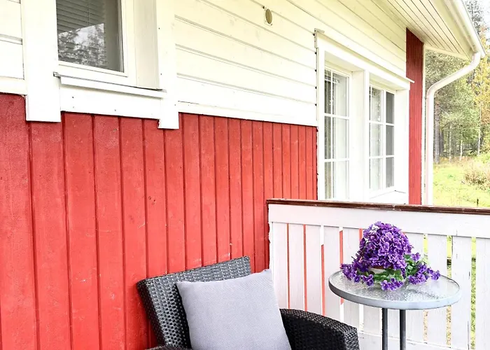 Polar Night Wooden House With Sauna 公寓 *