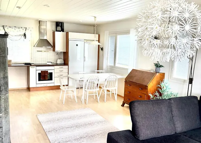 公寓 Polar Night Wooden House With Sauna Sodankylä