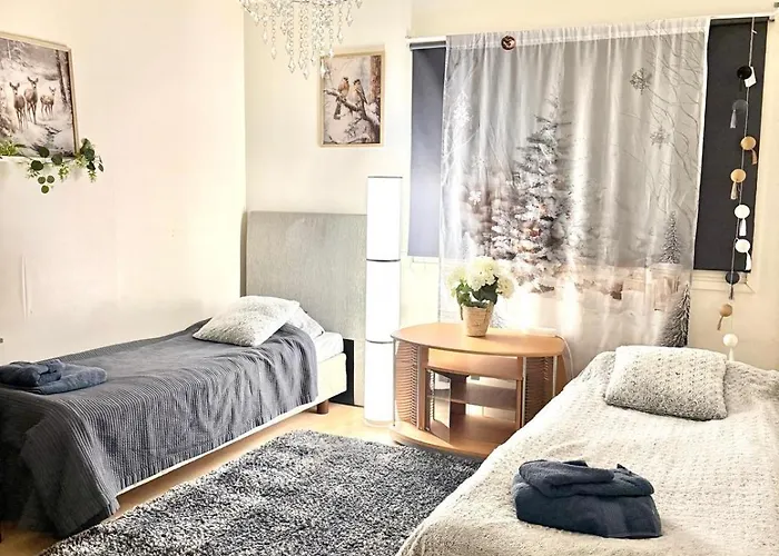 Polar Night Wooden House With Sauna *